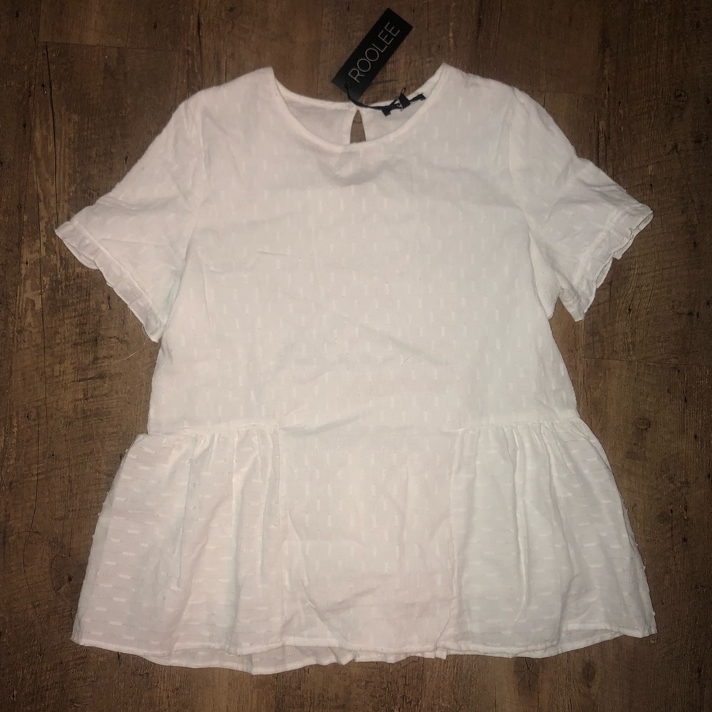 White Roolee Blouse